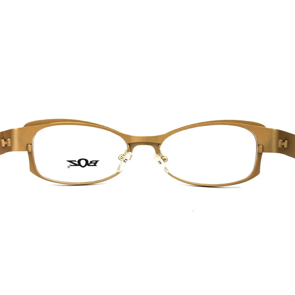 BOZ Eyeglasses Frames WENDY 0051 Black Striped Gold Cat Eye Full Rim 52-16.5-135